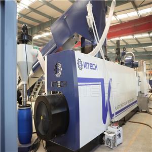 New project 1100kg/h 5G Double Filtration Compacting Pelletizing Line To Canada